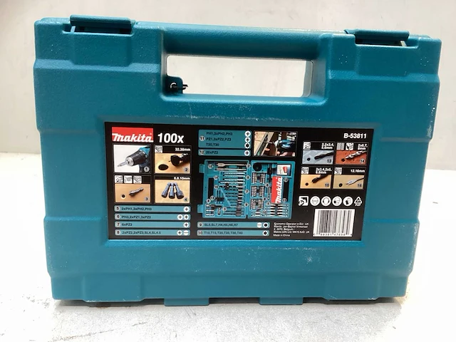 Makita - b-53811 - bits- borenset - 100-delig - afbeelding 4 van  4