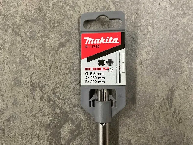 Makita - b11732 - p4s sds-plus betonboor 6,5x260 mm (8x) - afbeelding 4 van  5