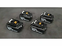 Makita - bl1850b - li-ion accu 5.0ah (4x) - afbeelding 1 van  1