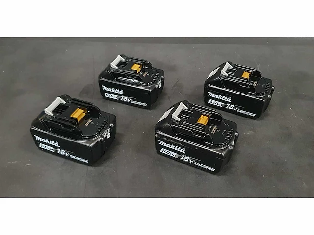 Makita - bl1850b - li-ion accu 5.0ah (4x) - afbeelding 1 van  1