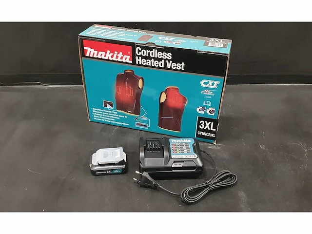 Makita - cv102dz3xl - verwarmd vest body 3xl - afbeelding 1 van  1