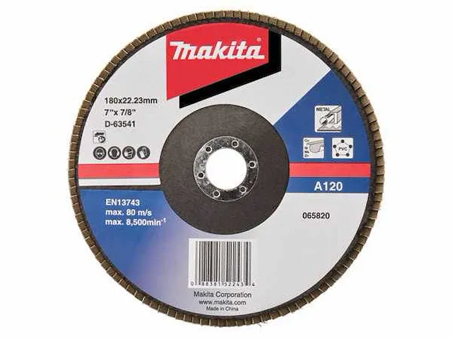 Makita - d-63541 - lamellenschuurschijf ø180 mm (40x) - afbeelding 1 van  3