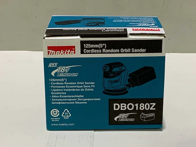 Makita - dbo180z - schuurmachine - afbeelding 2 van  4