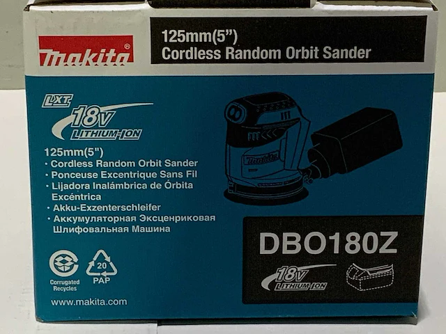 Makita - dbo180z - schuurmachine - afbeelding 4 van  4