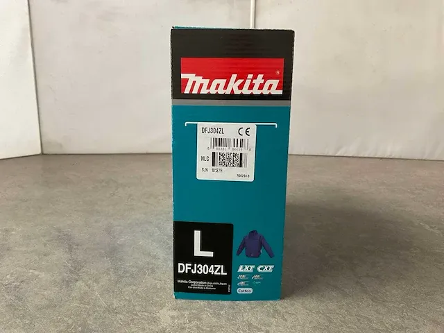 Makita - dfj304zl - 18v lxt lithium-ion draadloze ventilatorjas - jas (5x) - afbeelding 6 van  6