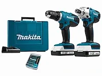 Makita - dk183554x1 - combi kit schroefboormachine