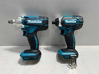 Makita - dtd152 + dtw190 - accu slagschroevendraaier en schroef/boormachine - afbeelding 1 van  4
