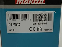 Makita - dtm151z - multitool - afbeelding 2 van  5