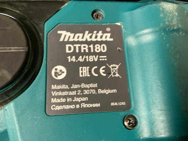 Makita - dtr180zj - makita dtr180zj vlechtmachine - afbeelding 4 van  5