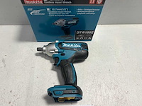 Makita - dtw190z - accu slagmoersleutel - afbeelding 1 van  3