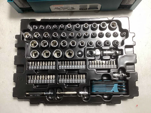 Makita - e08713 - e-08713-handgereedschapset-120-delig - afbeelding 3 van  6