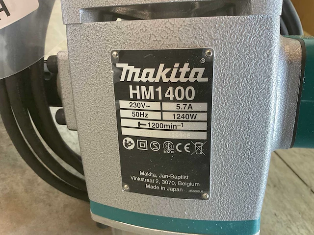 Makita - hm1400 - breekhamer 230 v - afbeelding 5 van  7