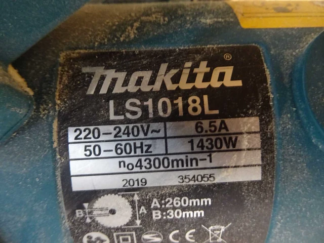 Makita - ls1018l - afkortzaag - afbeelding 3 van  4