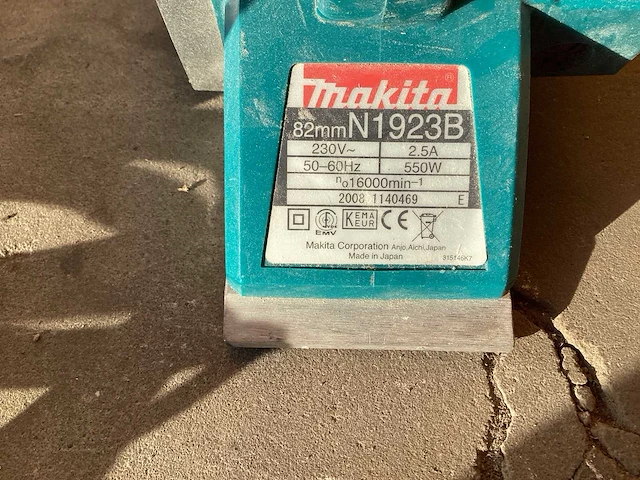 Makita - n1923bk - makita schaafmachine en bosch schuurmachine - afbeelding 5 van  15