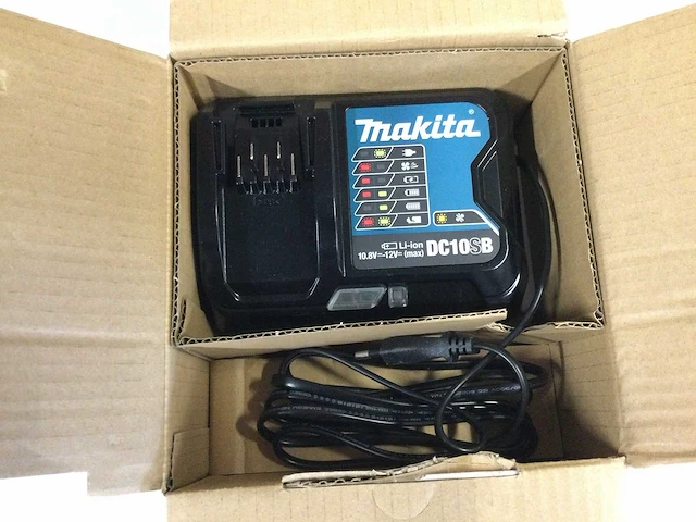 Makita 12vmax - dc10sb - accu oplader - afbeelding 2 van  4
