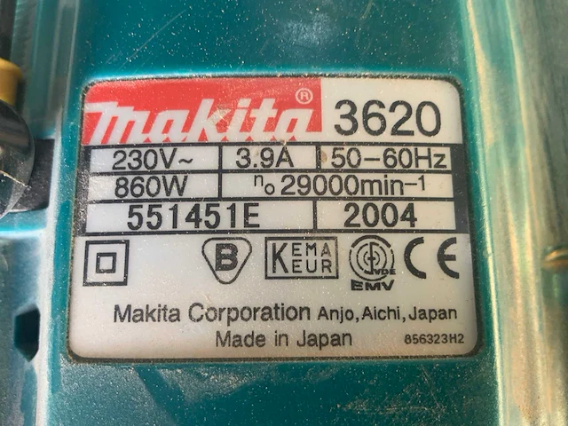 Makita 3620 bovenfrees - afbeelding 4 van  5