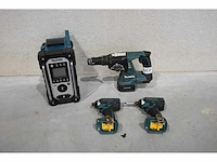 Makita 4-delige 18v accu gereedschapsset - afbeelding 1 van  7
