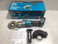 Makita 40v max haakse slijper 125 mm - afbeelding 1 van  4
