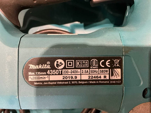 Makita 4350t decoupeerzaag - afbeelding 4 van  4