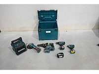 Makita 5-delige 18v accu gereedschapsset - afbeelding 1 van  12