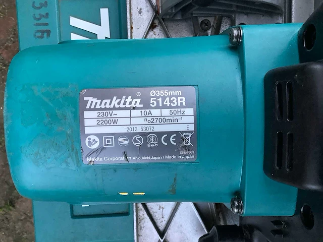 Makita 5143r cirkelzaagmachine - afbeelding 2 van  4