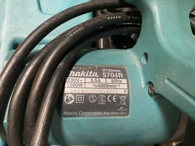 Makita 5704r cirkelzaagmachine - afbeelding 4 van  4