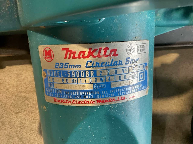 Makita 5900br afkortcirkelzaagmachine - afbeelding 4 van  4
