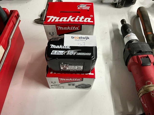 Makita 6 ah accu (3x) - afbeelding 1 van  3