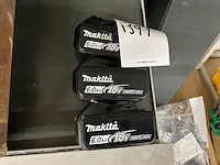 Makita 6.0 ah accu (3x) - afbeelding 1 van  3
