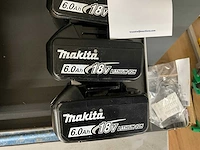 Makita 6.0 ah accu (3x) - afbeelding 2 van  3