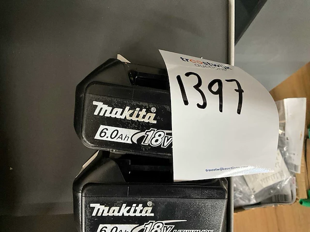 Makita 6.0 ah accu (3x) - afbeelding 3 van  3