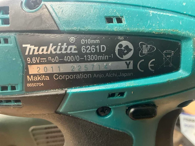 Makita 6261d boormachine - afbeelding 4 van  4