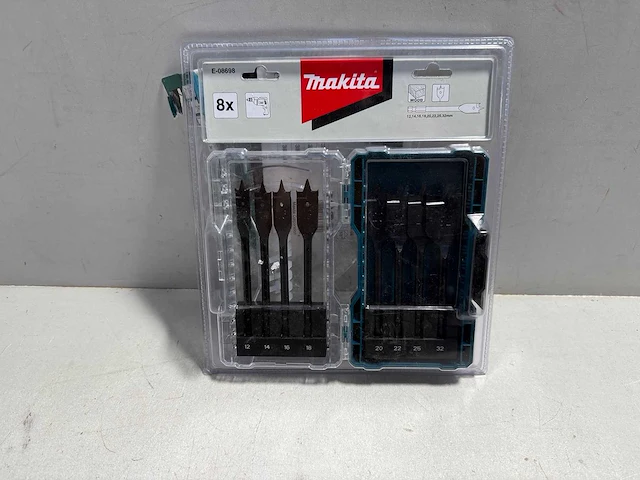 Makita 8 delige spieboren - afbeelding 1 van  1