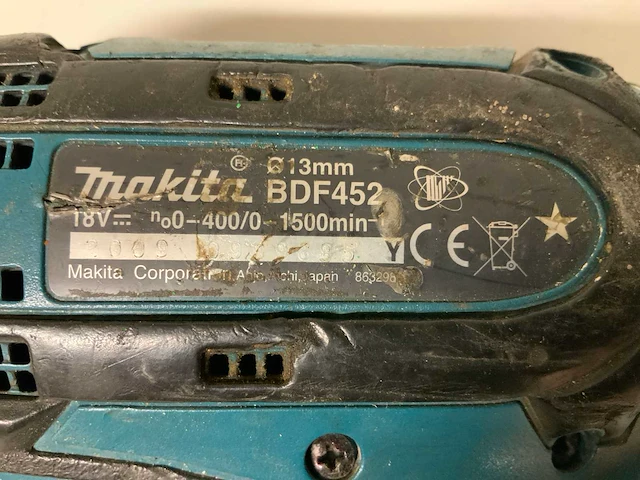 Makita bdf452 schroefboormachine - afbeelding 4 van  5