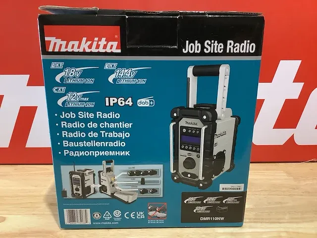 Makita bouwradio op accu - afbeelding 10 van  10