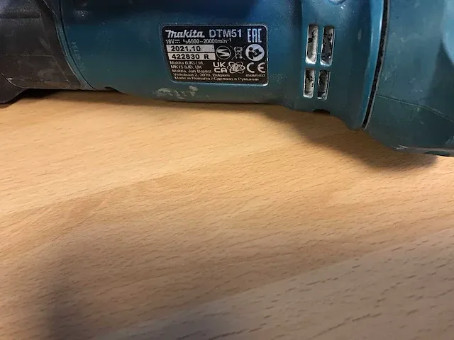 Makita btm51 multi-tool (2x) - afbeelding 3 van  5