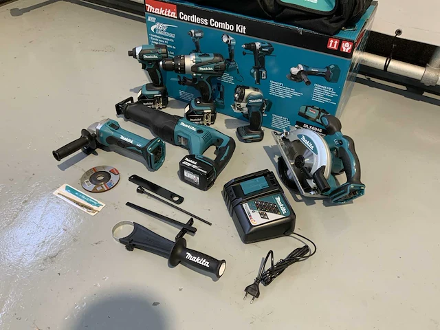 Makita cordless combo kit gereedschapsset - afbeelding 3 van  9