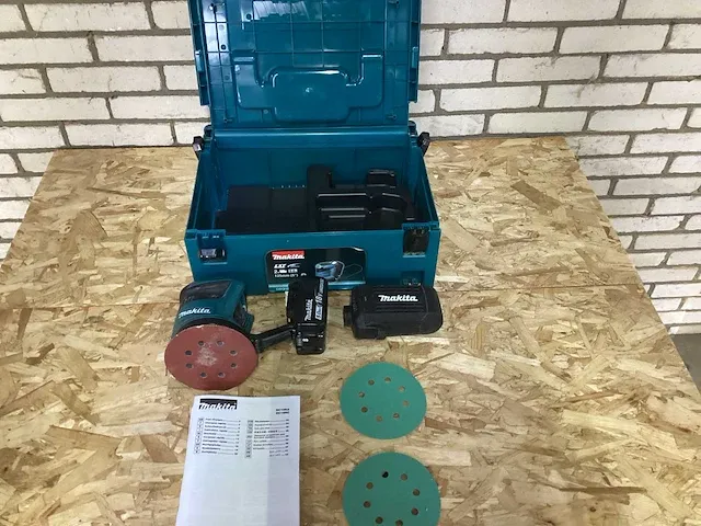 Makita dbo180 schuurmachine accu - afbeelding 3 van  5
