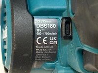 Makita dbs180 18 v li-ion accu stripschuurmachine - afbeelding 4 van  4