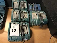 Makita dc18ra accu lader (5x) - afbeelding 1 van  2