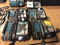 Makita dc18rc accu lader (5x) - afbeelding 2 van  2