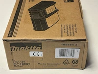 Makita dc18rc acculader - afbeelding 2 van  2