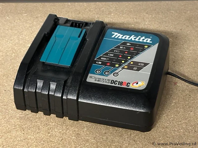 Makita dc18rc acculader - afbeelding 1 van  3