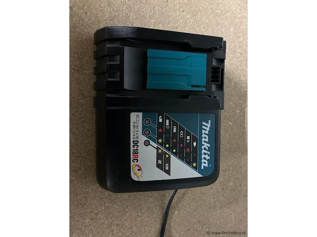Makita dc18rc acculader - afbeelding 2 van  3