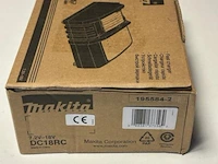 Makita dc18rc acculader - afbeelding 2 van  2