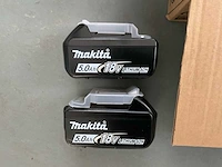 Makita dc18rc + bl1850b accu's en lader - afbeelding 3 van  5