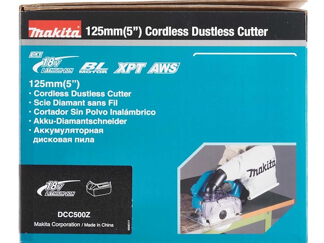 Makita dcc500z 40mm 18v accu diamantsnijder / diamantslijper - afbeelding 3 van  6