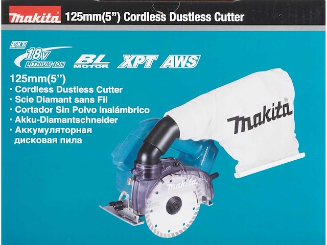 Makita dcc500z 40mm 18v accu diamantsnijder / diamantslijper - afbeelding 5 van  6