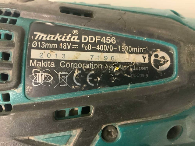 Makita ddf456 schroefboormachine - afbeelding 4 van  5