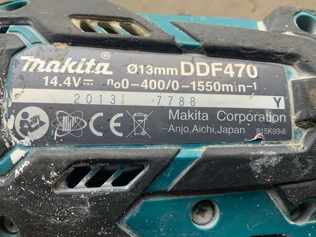 Makita ddf470 schroefboormachines - afbeelding 5 van  5